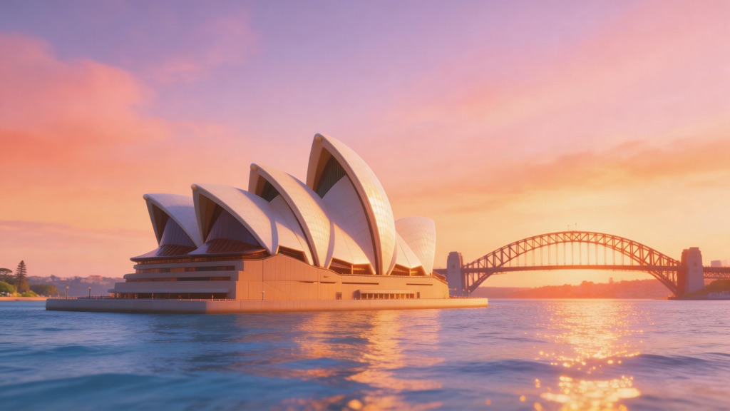 Sydney Opera House at dusk — Nick's Aussie Pals